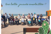 Sortie à la mer à Franceville-Merveille avec les Ehpad LA FILANDIERE et AZEMIA d’Evreux